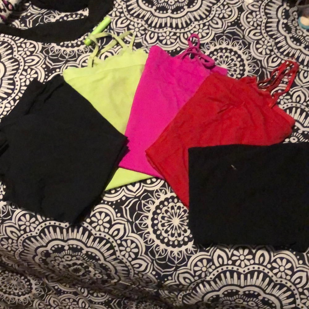 Spaghetti strap camis.